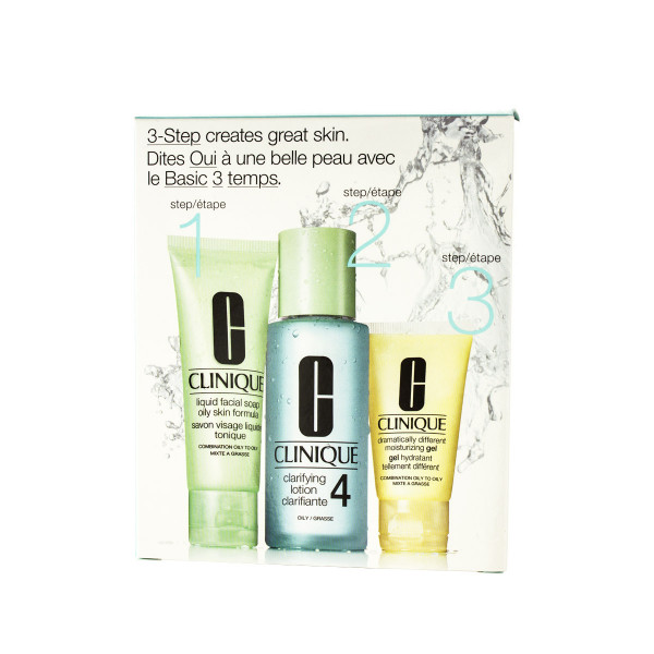 Clinique 3-Step Skin Care System 4 (Combination Oily to Oily Skin) 180 ml