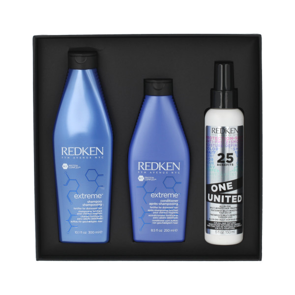 Redken Extreme Shampoo 300 ml + Conditioner 250 ml + One United 150 ml