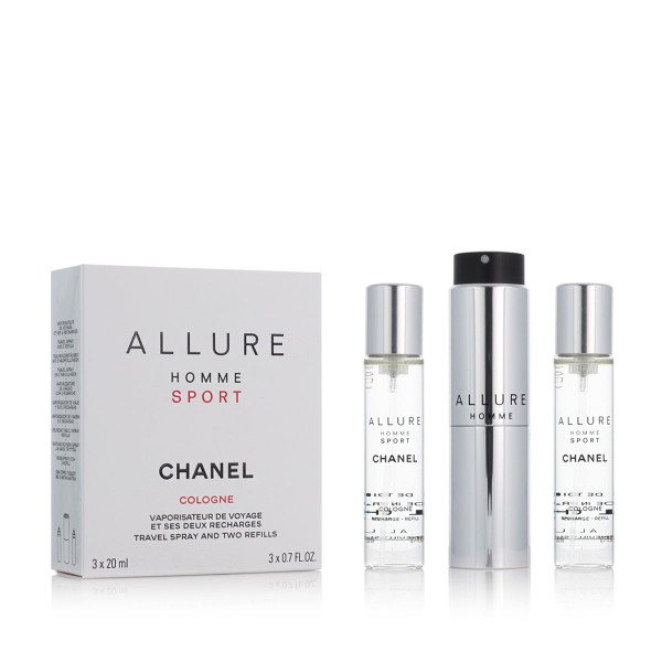 Chanel Allure Homme Sport EDC Refillable 20 ml + EDC Refillable 2 x 20 ml