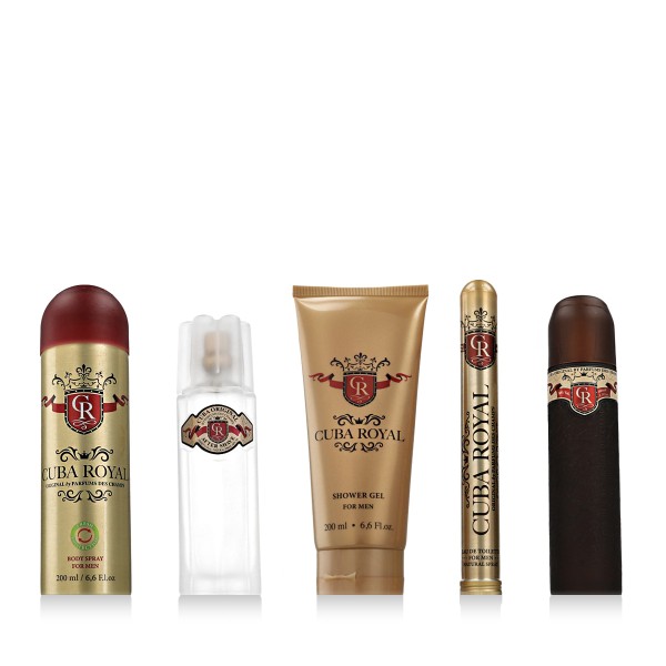 Cuba Royal EDT 100 ml + EDT 35 ml + AS 100 ml + DEO VAPO 200 ml + SG 200 ml
