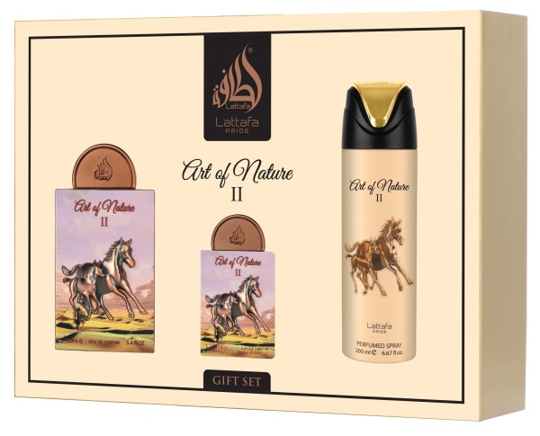 Lattafa Pride Art Of Nature II EDP 100 ml + EDP 20 ml + Bodyspray 200 ml