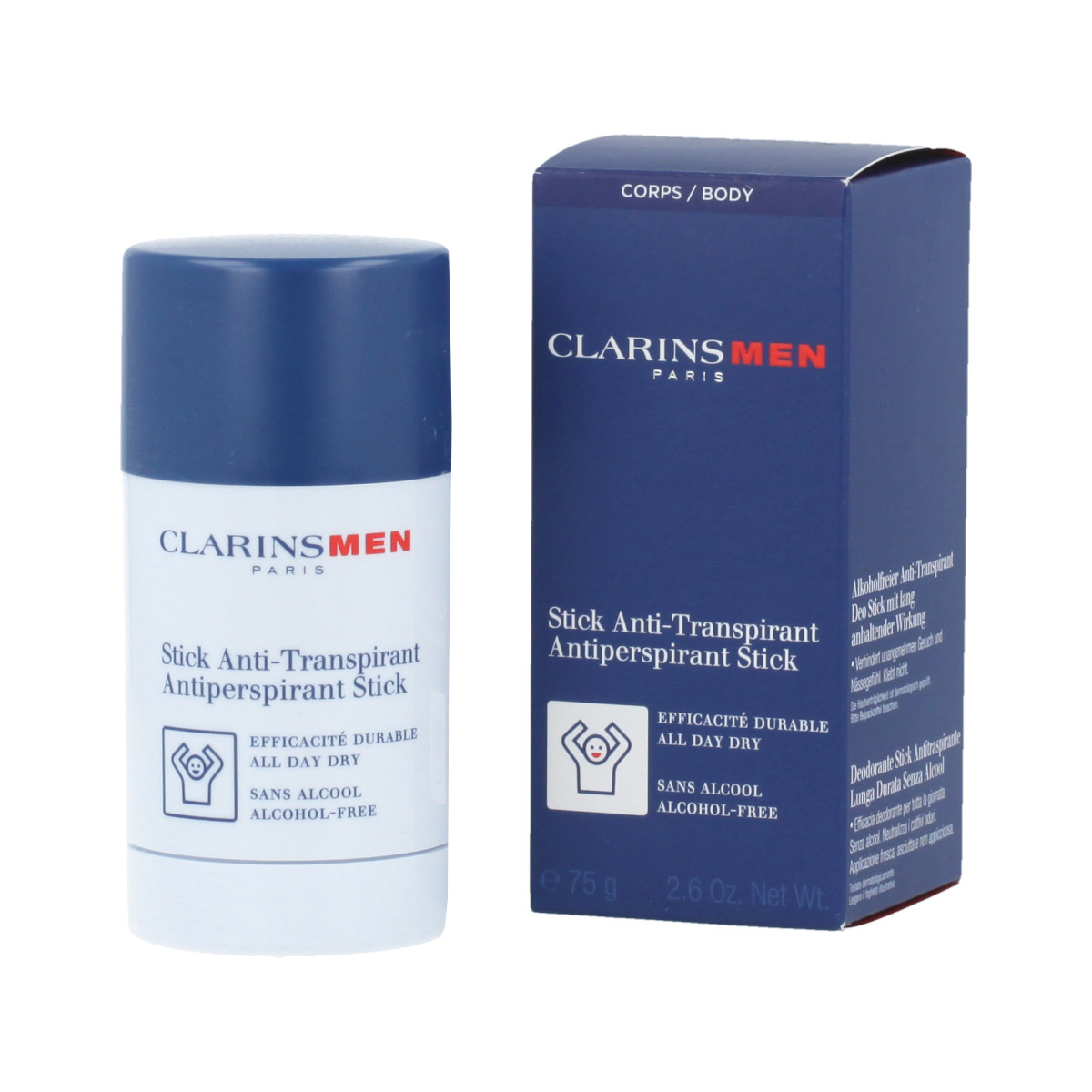 Clarins Men Antiperspirant Deo Stick 75 g Parfuem365