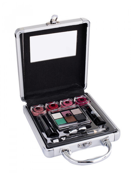 2K Beauty Basic Train Case Complete Makeup Palette