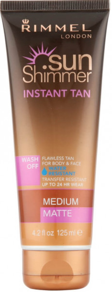 Rimmel London Sun Shimmer Instant Tan (Medium Matte) 125 ml