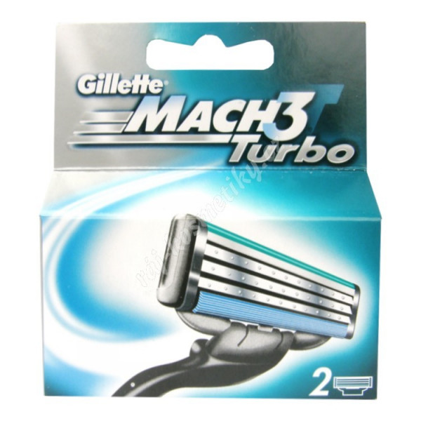Gillette Mach 3 Turbo Rasierklingen 2 Stück