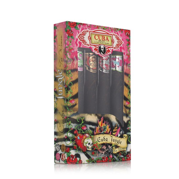 Cuba Jungle Set EDP 35 ml Cuba Snake + Cuba Tiger 35 ml + Cuba Zebra 35 ml + Heartbreaker 35 ml