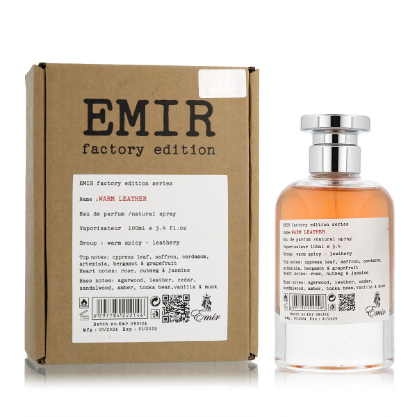 Emir Warm Leather Factory Edition Eau De Parfum 100 ml