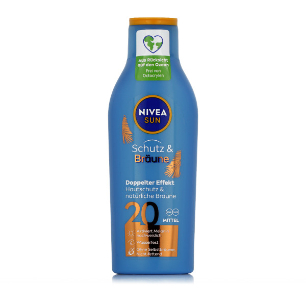 Nivea Sun Protect & Bronze Sun Lotion SPF 20 200 ml