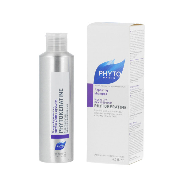 Phyto Phytokératine Repairing Shampoo (Weakened, Damaged Hair) 200 ml