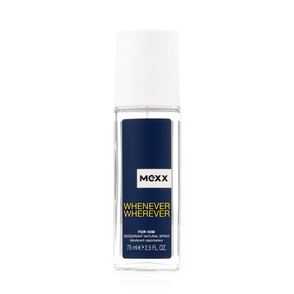 Mexx Whenever Wherever For Him Deodorant in glass 75 ml