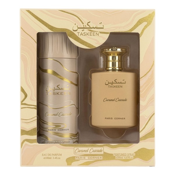 Paris Corner Taskeen Caramel Cascade EDP 100 ml + Deodorant 200 ml