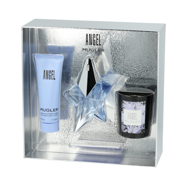 Mugler Angel EDP Refillable 25 ml + BL 50 ml + Parfume Candle 70 g