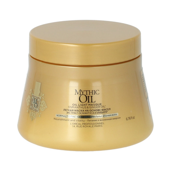 L'Oréal Professionnel Mythic Oil Light Mask (Normal to Fine Hair) 200 ml