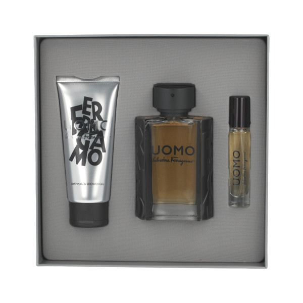 Salvatore Ferragamo Uomo EDT 100 ml + EDT MINI 10 ml + SG 100 ml
