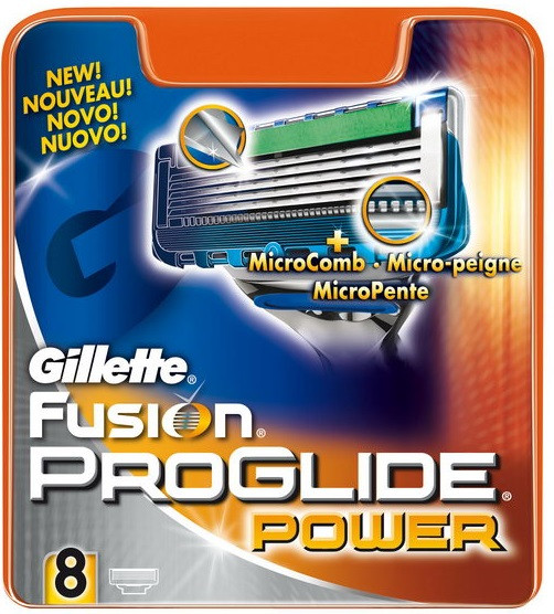 Gillette Fusion Proglide Power Rasierklingen 8 Stück