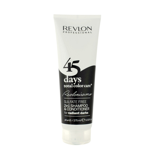 Revlon Revlonissimo 45 Days Total Color Care 2in1 Shampoo & Conditioner For Radiant Darks 275 ml
